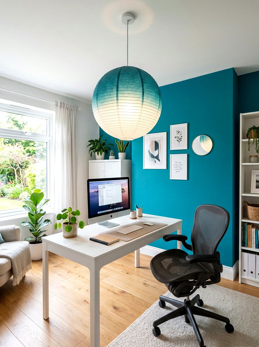 Ombre Effect Paper Lantern - 25 Spring Paper Lantern Ideas