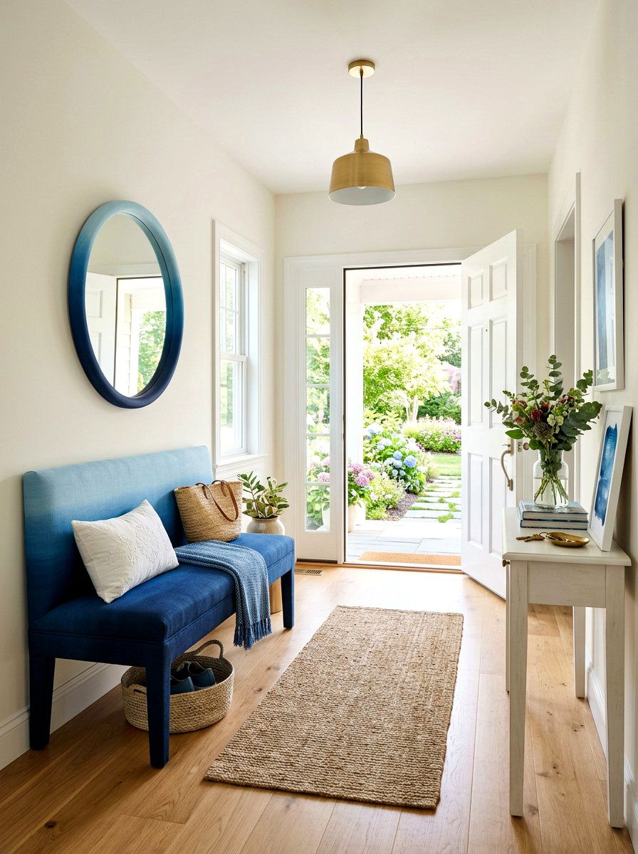 Ombre Entryway Decor - 25 Spring Ombre Decor Ideas