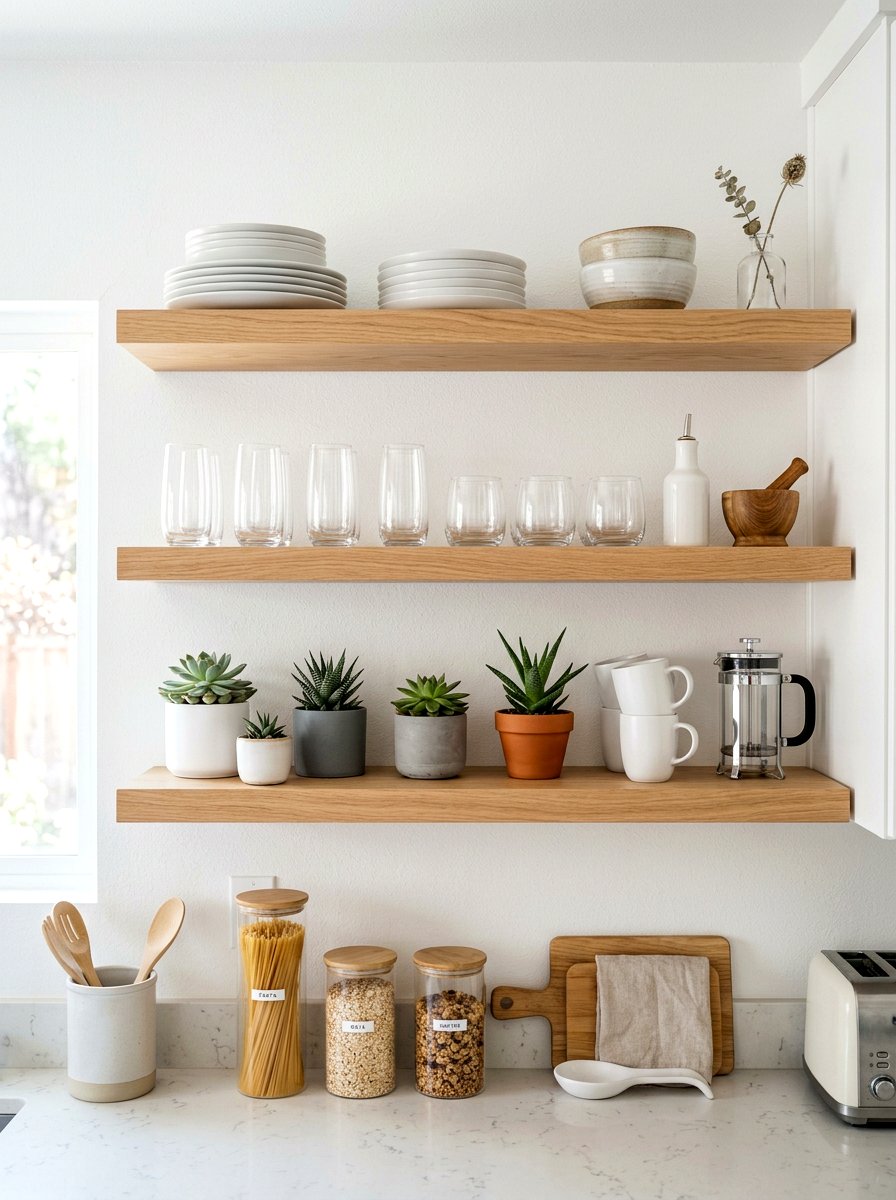 Open Shelving Styling - 25 Spring Refresh Ideas for Home