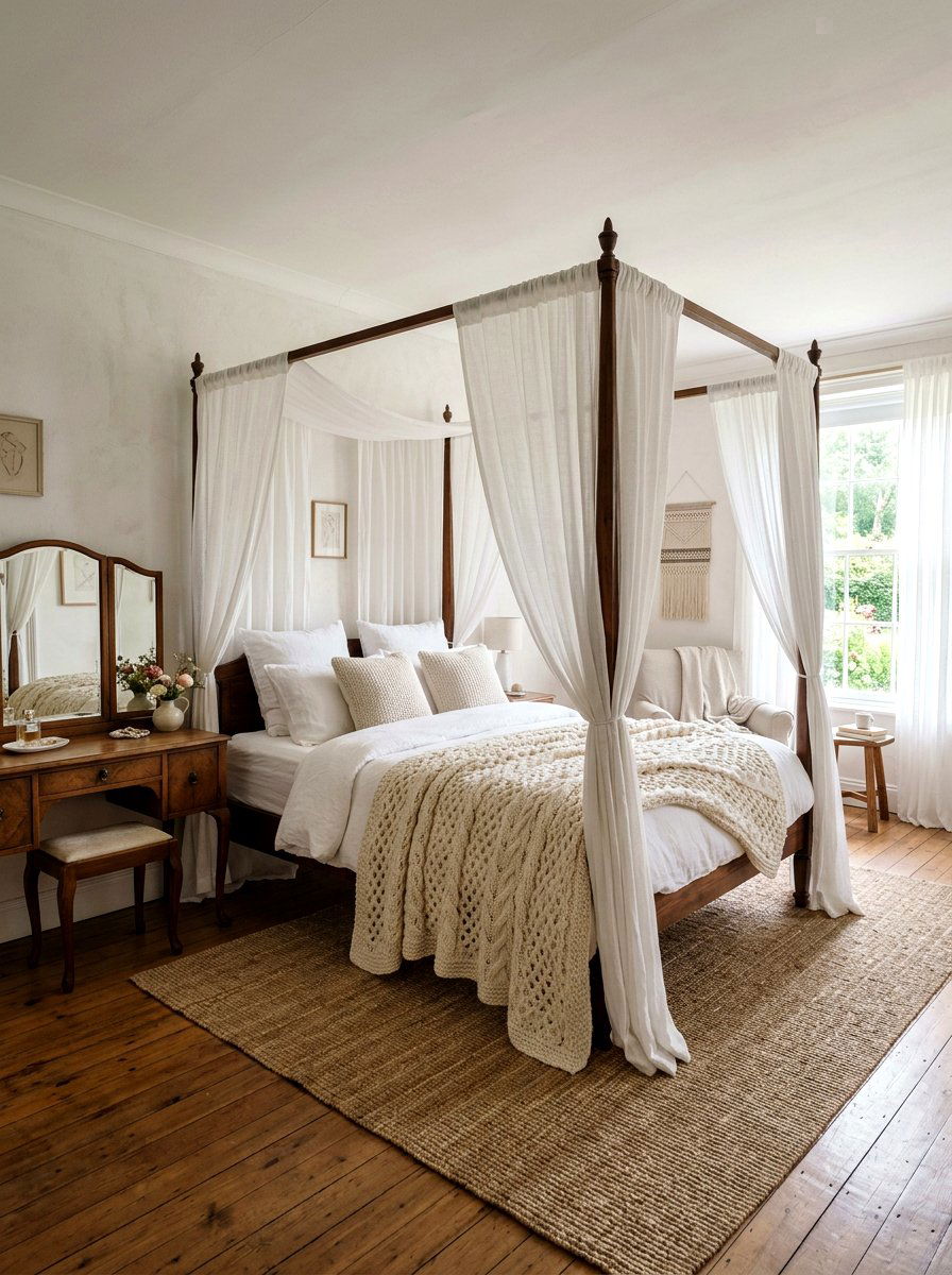 Open Weave Knit Blanket - 25 Spring Knit Throw Ideas