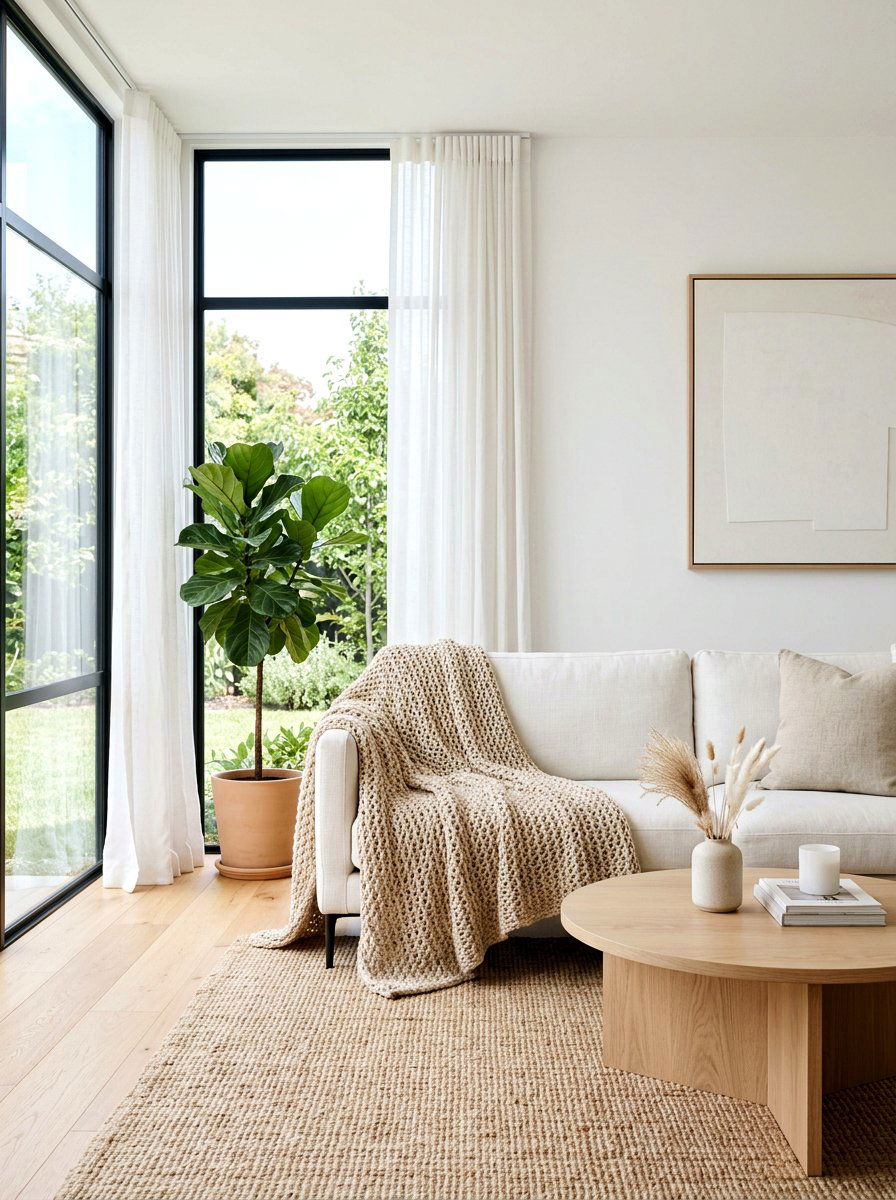 Open Weave Knit Throw - 25 Spring Knit Decor Ideas