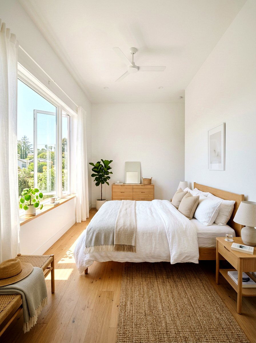 Open Window Natural Light - 25 Spring Bedroom Decor Ideas