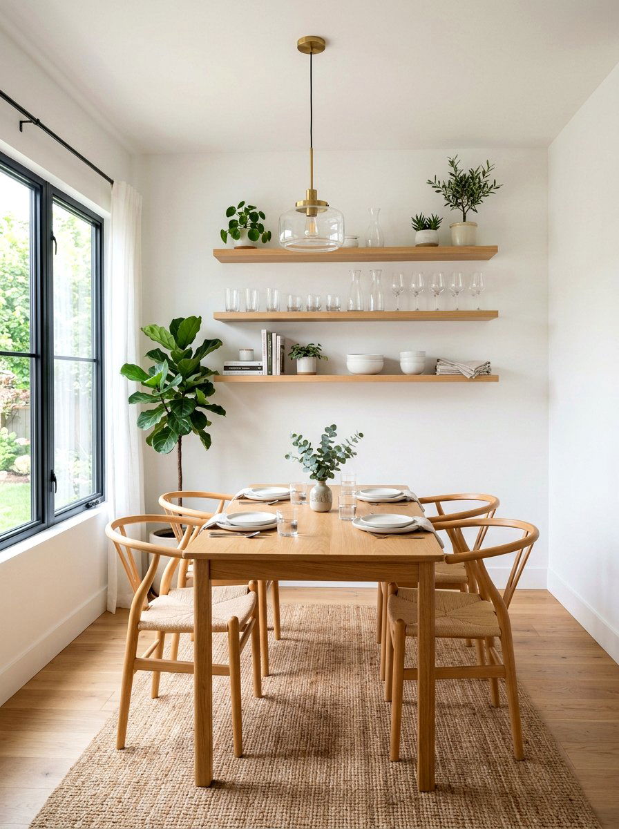 Open shelf styling - 25 Spring Decorating Tips for Small Spaces