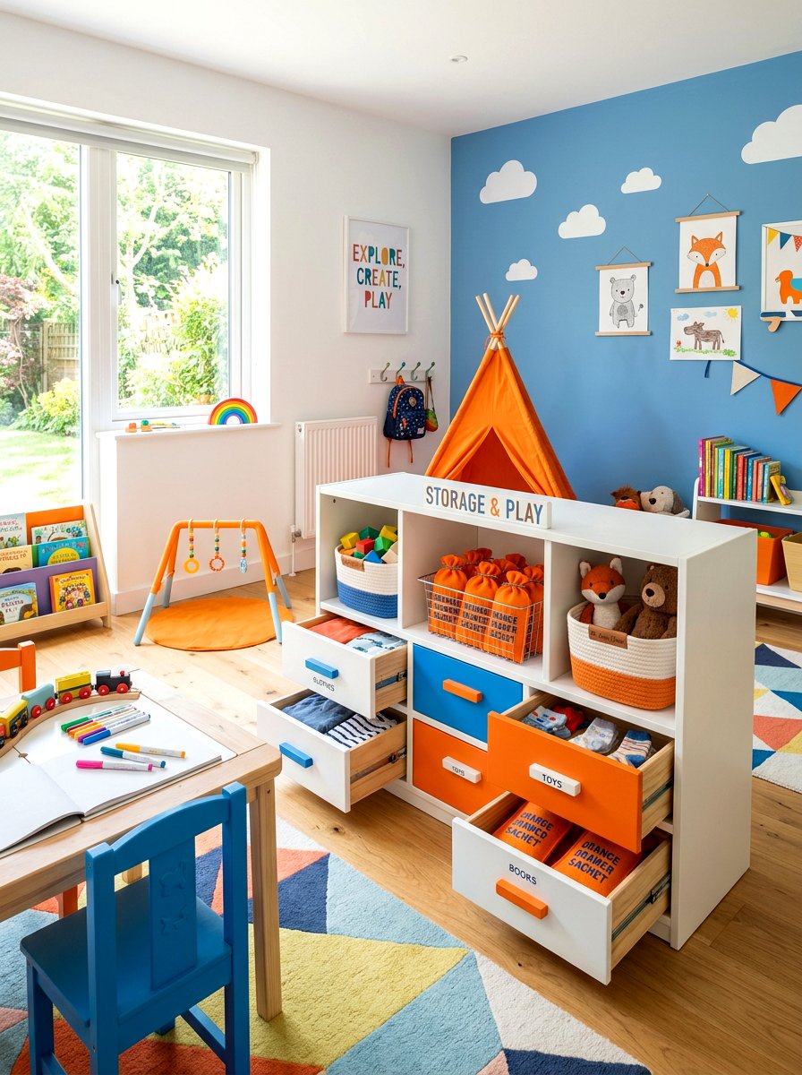 Orange Drawer Sachet - 25 Spring Sachet Ideas