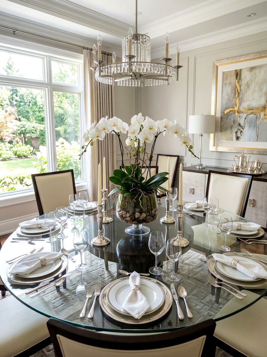 Orchid flower arrangement - 25 Spring Indoor Plant Ideas