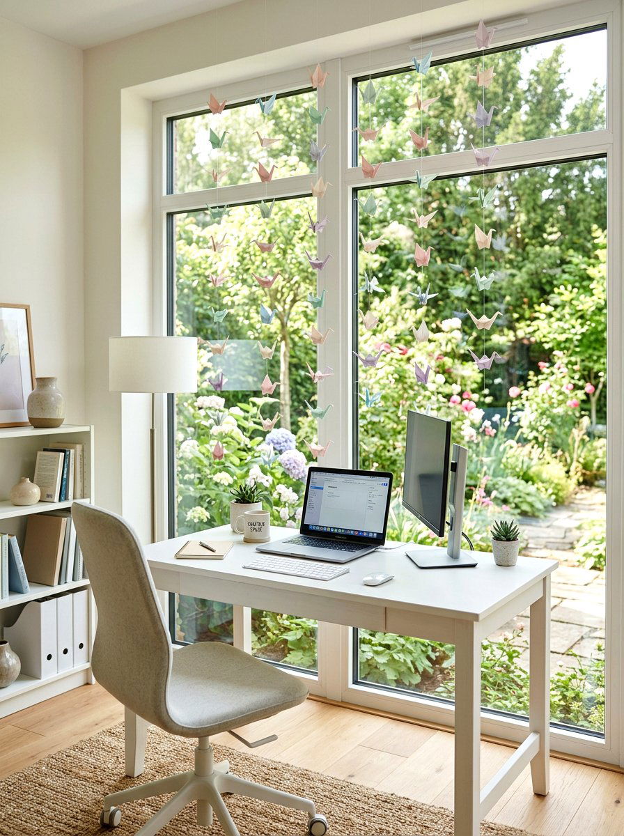 Origami Bird Garland - 25 Spring DIY Garland Ideas