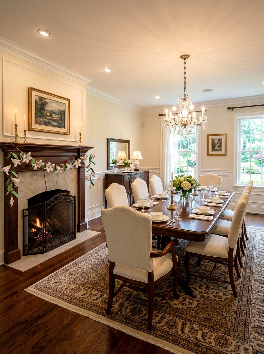 Origami Lily Garland - 25 Spring DIY Paper Flower Ideas