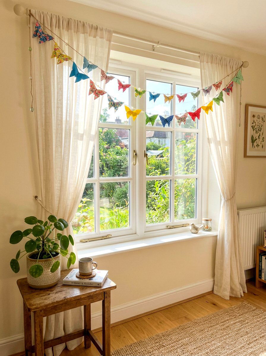 Origami butterfly garland - 25 Spring Paper Craft Ideas