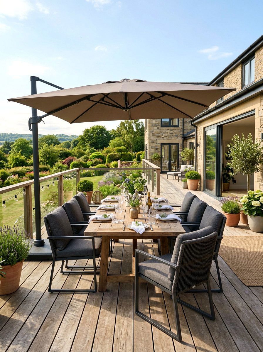 Outdoor Dining Deck - 25 Spring Deck Decor Ideas