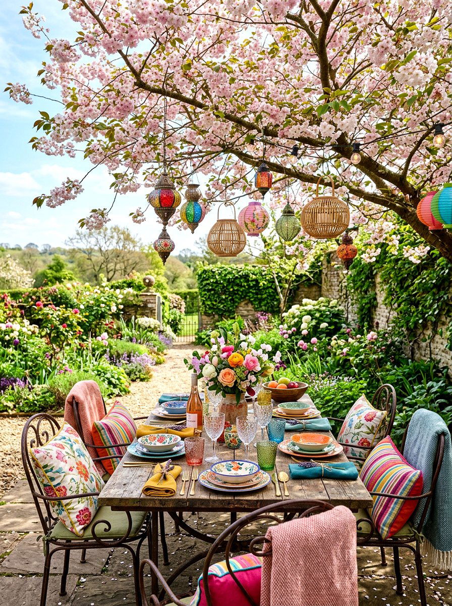 Outdoor Garden Table - 25 Spring Tablescape Ideas