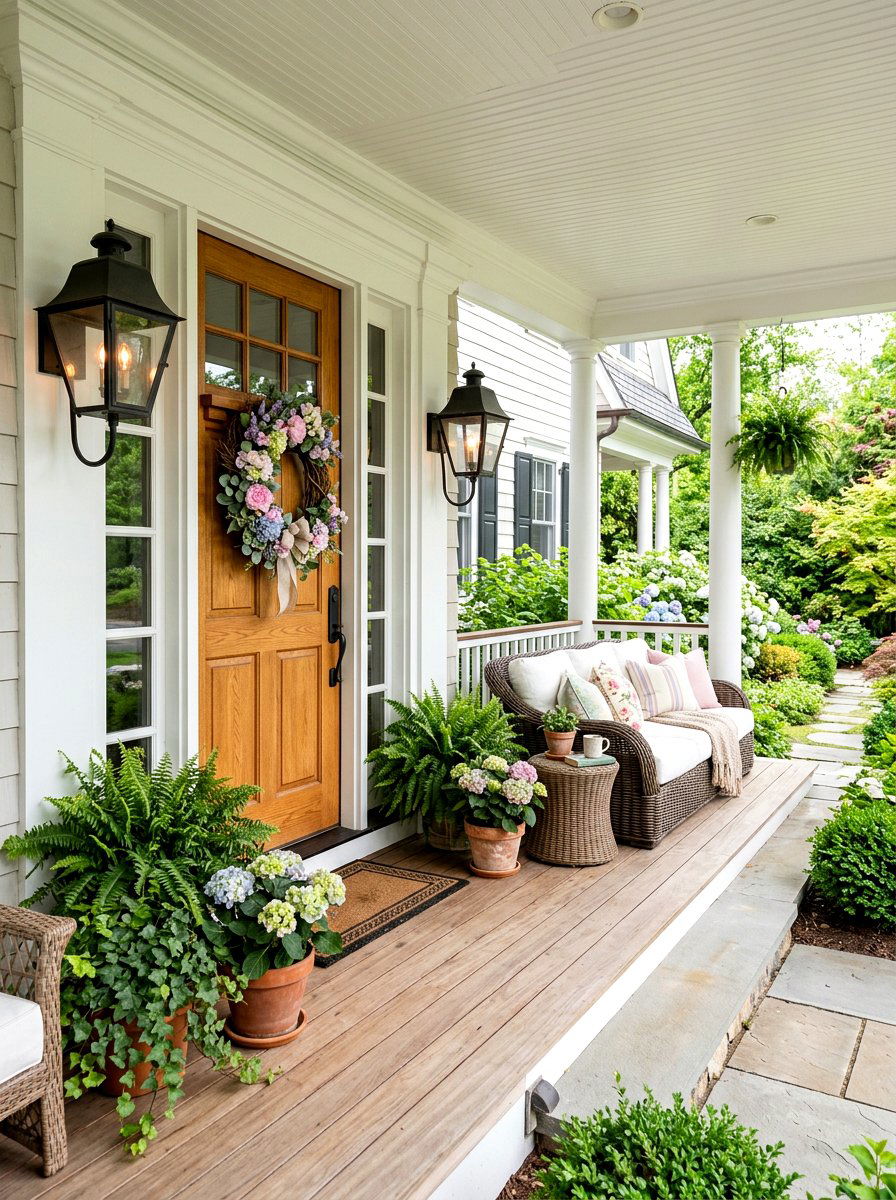 Outdoor Lantern - 25 Spring Porch Lighting Ideas