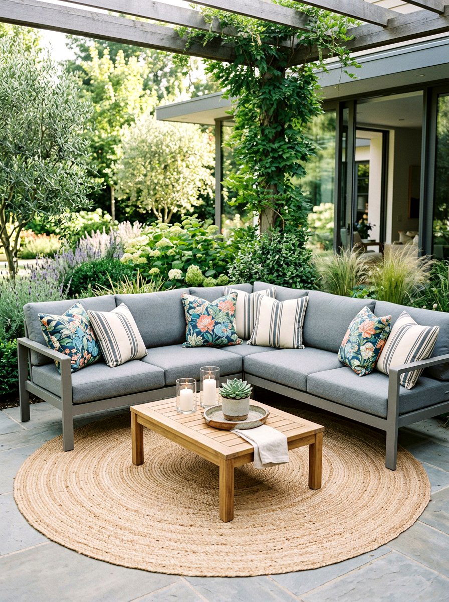 Outdoor Lounge Furniture - 25 Spring Outdoor Party Decor Ideas