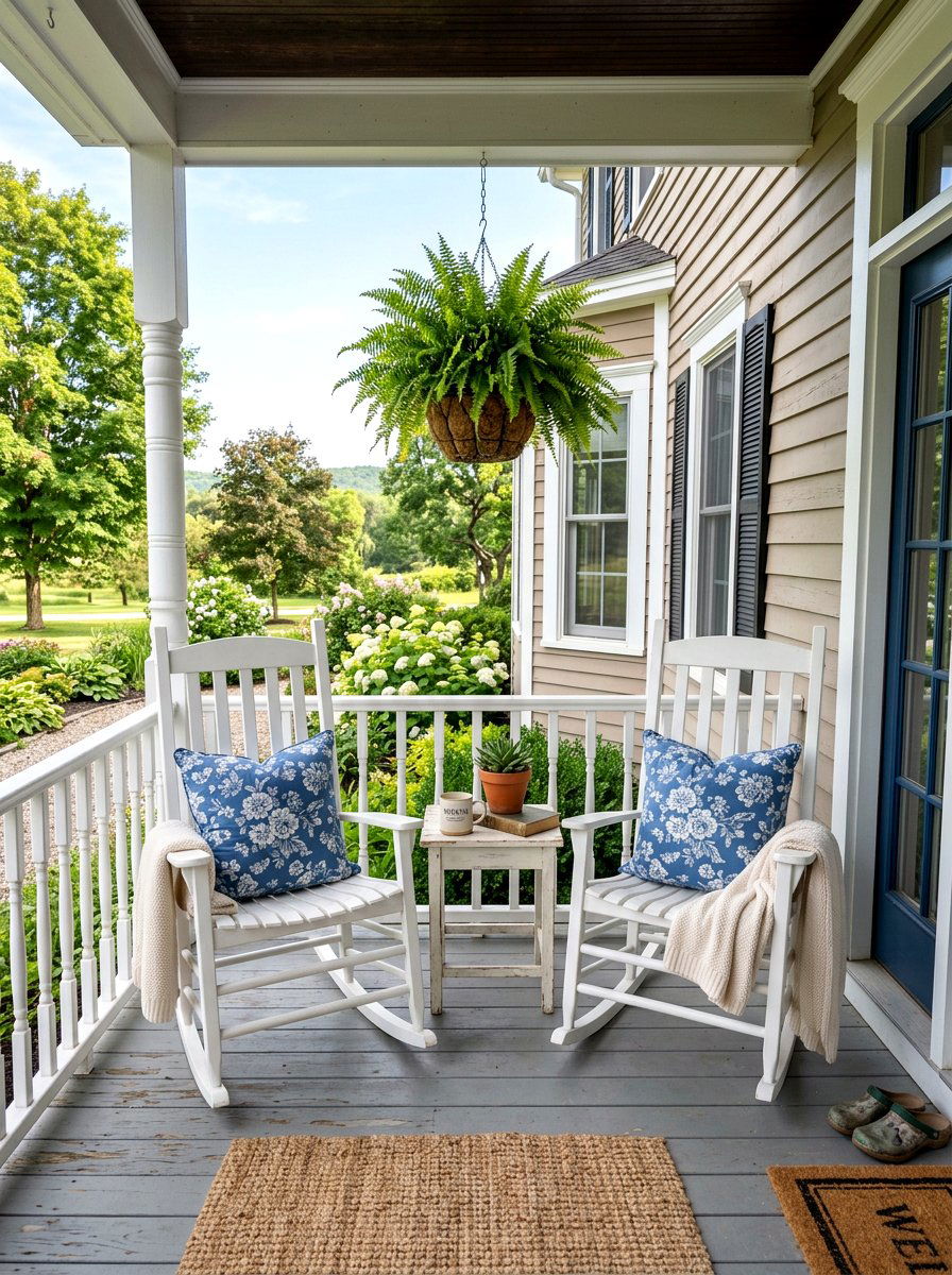 25 Welcoming Front Porch Spring Decor Ideas for Curb Appeal