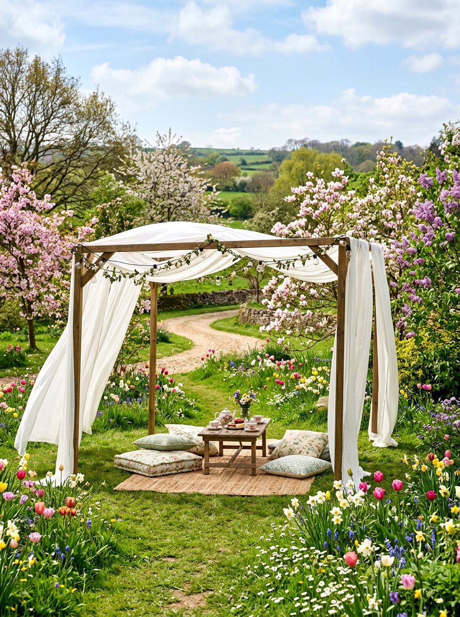 Outdoor Tea Tent - 25 Spring High Tea Decor Ideas
