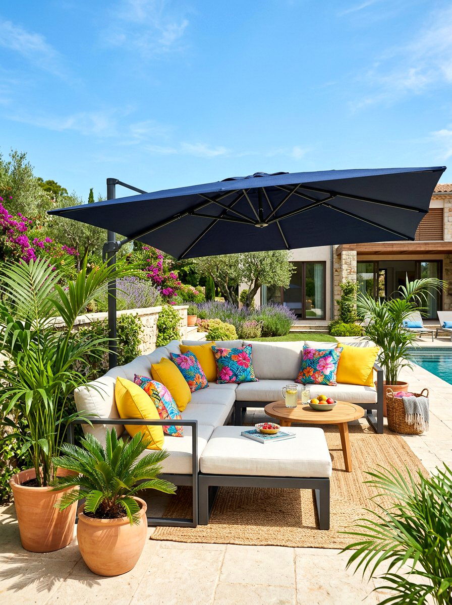 Outdoor Throw Pillows - 25 Spring Outdoor Decor Ideas