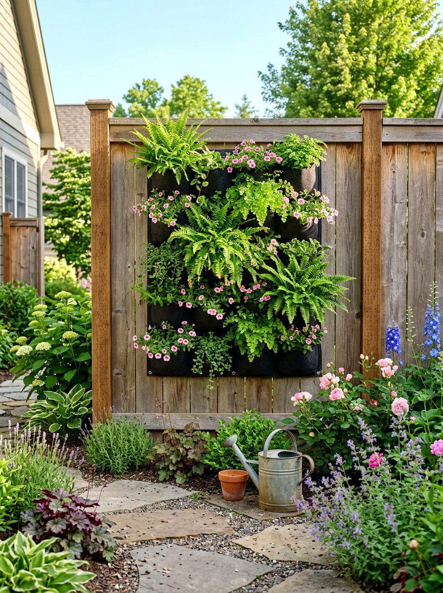 Outdoor Wall Planter - 25 Spring Front Yard Planter Ideas