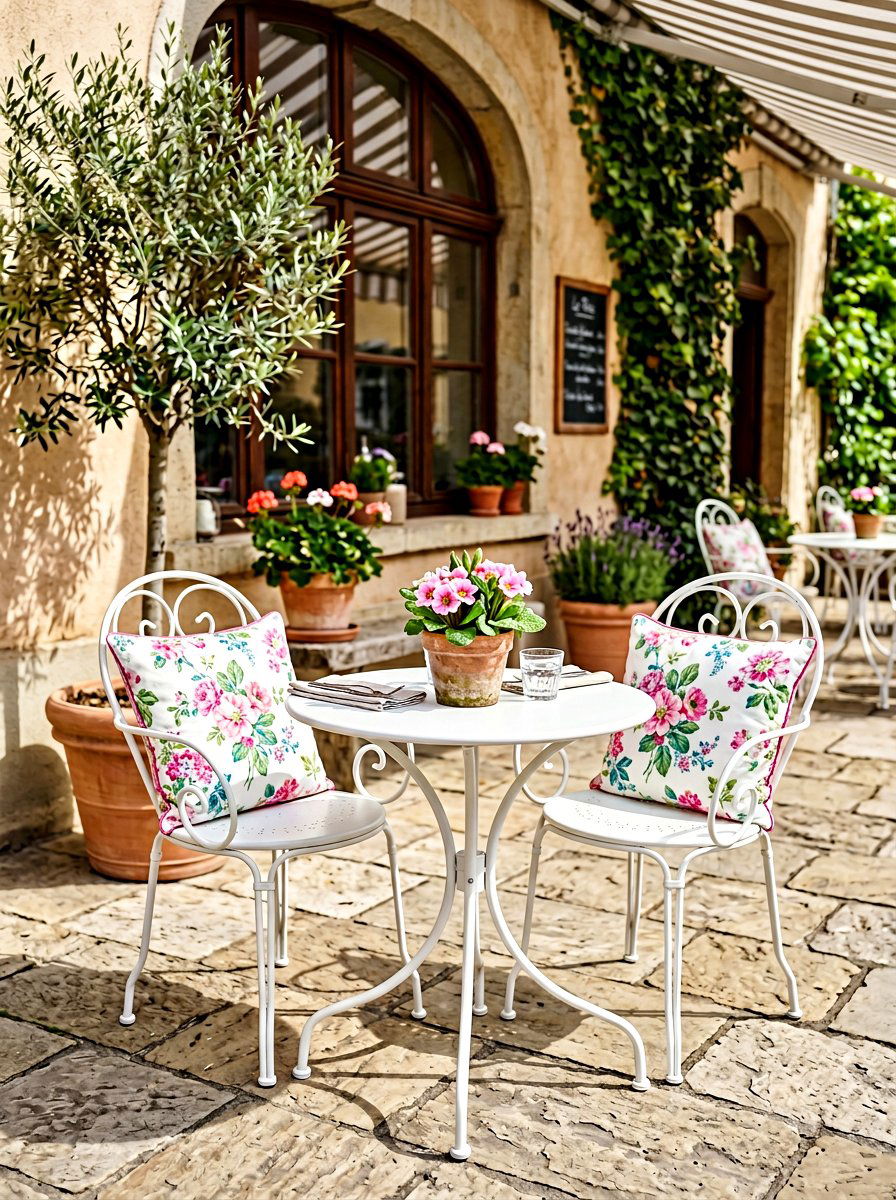 Outdoor bistro set - 25 Spring Porch Corner Decor Ideas