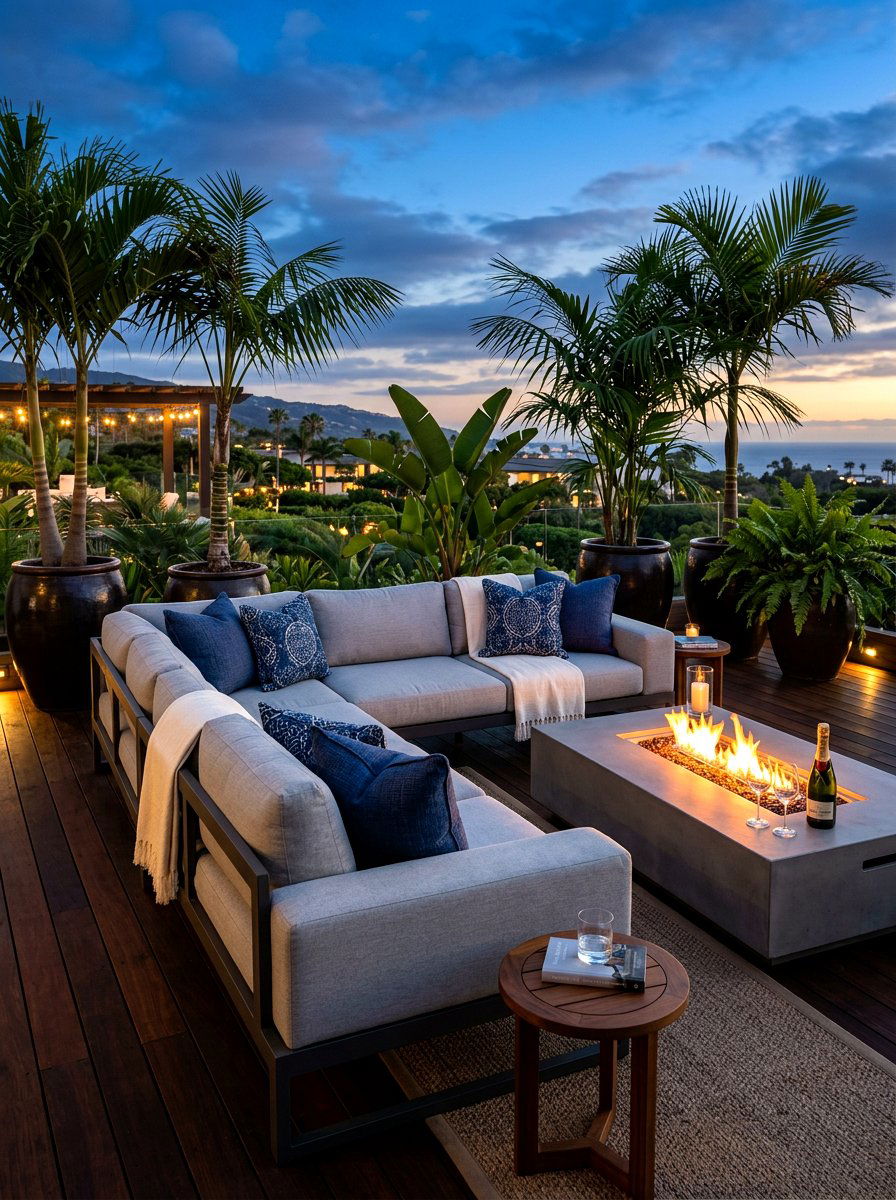 Outdoor sectional sofa - 25 Spring Outdoor Furniture Decor Ideas