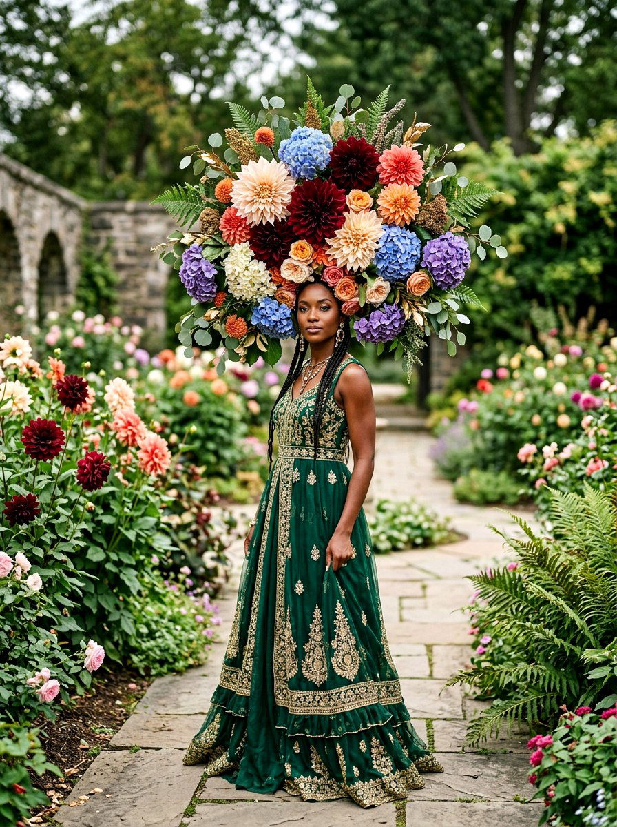 Oversized Floral Crown - 25 Spring Flower Crown Ideas