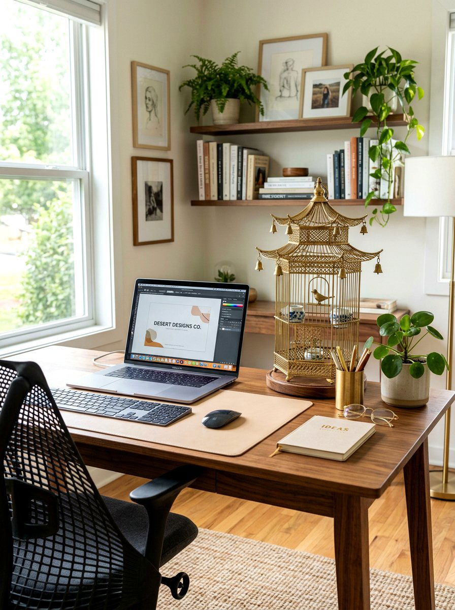 Pagoda birdcage decor - 25 Spring Chinoiserie Decor Ideas