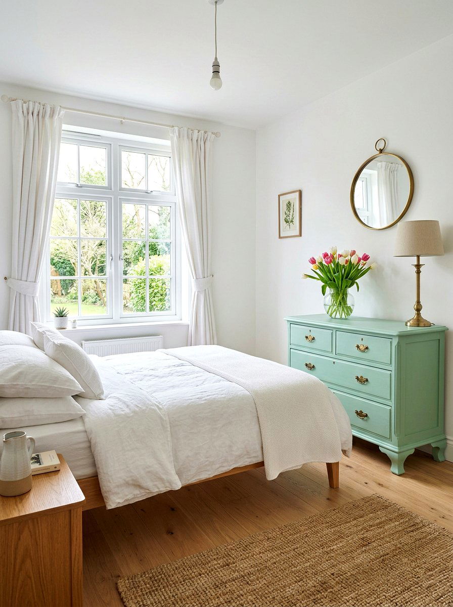 Painted Dresser Pastel Color - 25 Spring Upcycled Furniture Ideas