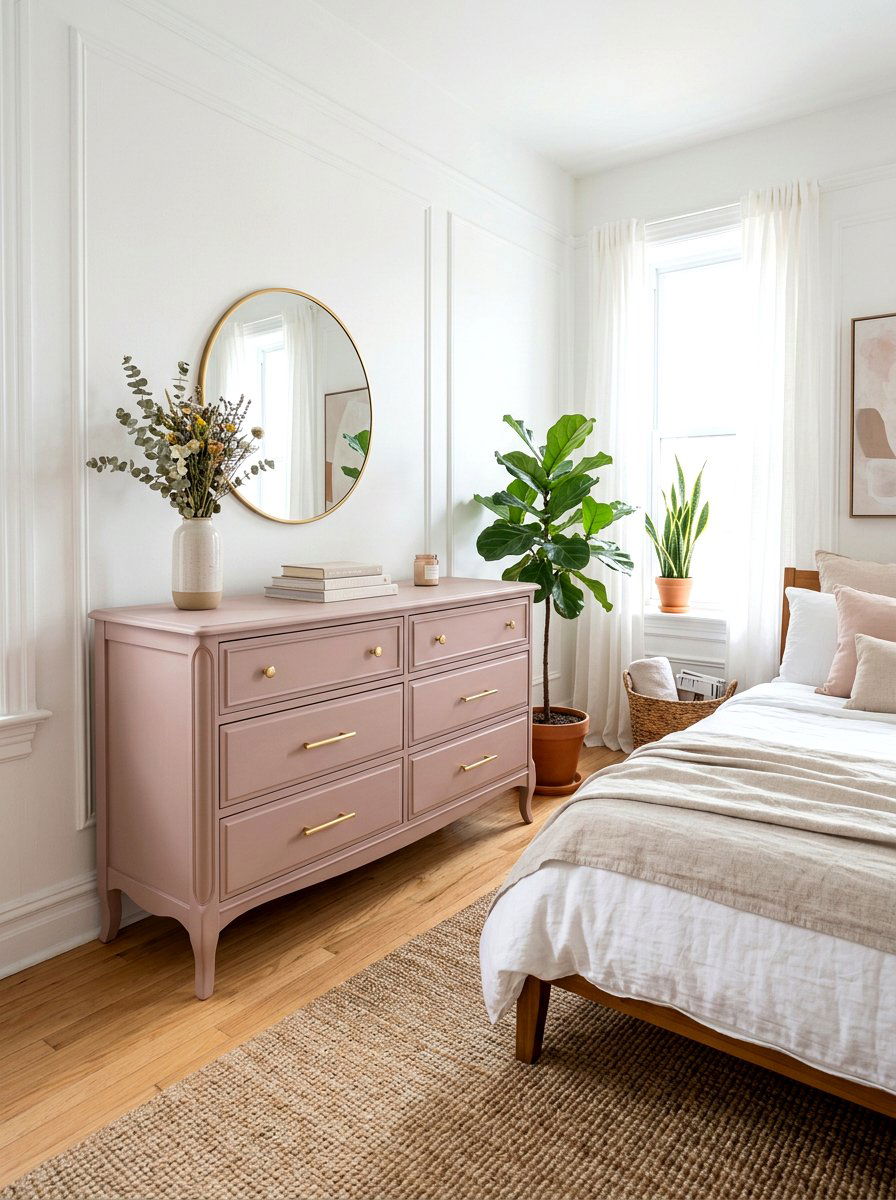 Painted Dresser Update - 25 Spring Mobile Home Decor Ideas