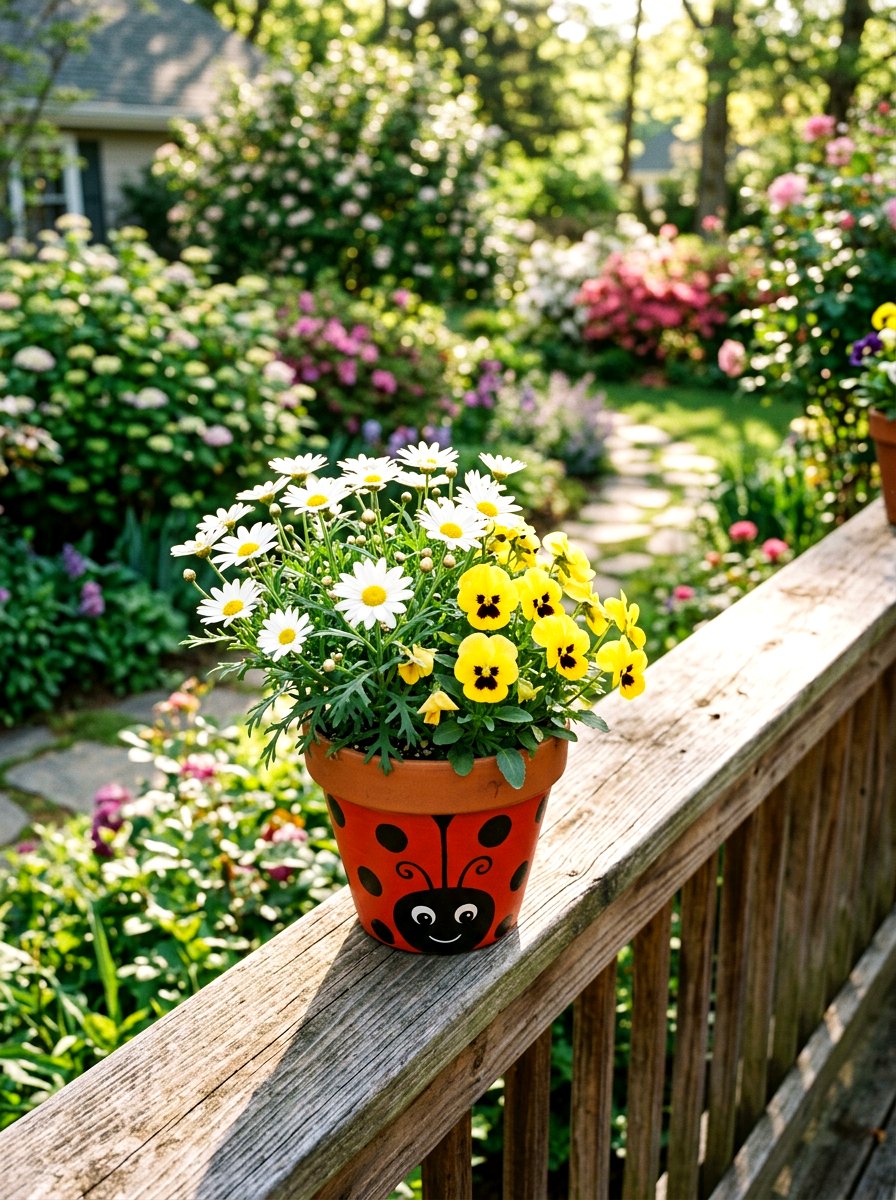 25 Spring Ladybug Planter Ideas for Your Garden and Patio