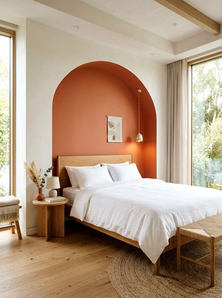 Painted Wall Arch - 25 Spring Accent Wall Ideas