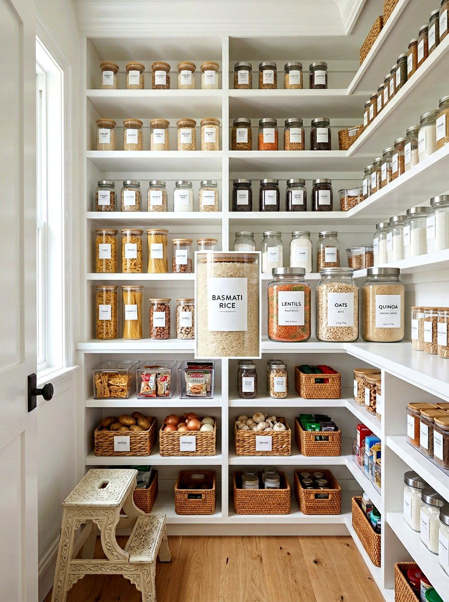 Pantry Organization Sticker - 25 Spring Sticker Decor Ideas