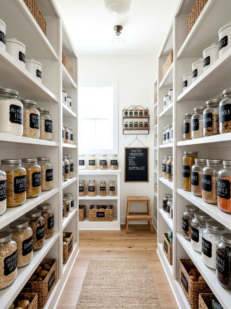 Pantry organization chalkboard labels - 25 Spring Chalkboard Decor Ideas