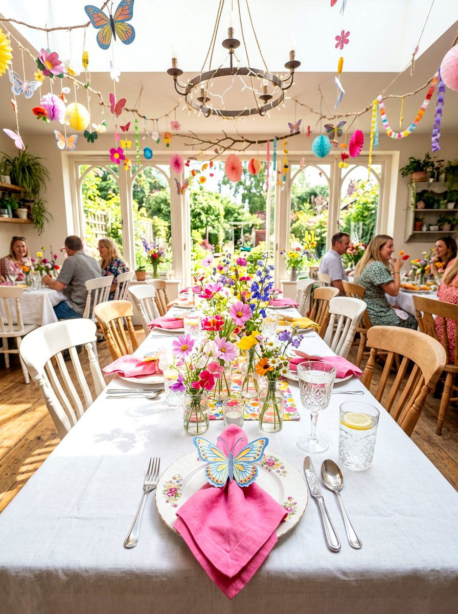 Paper Butterfly Napkin Ring - 25 Spring Napkin Ring Ideas