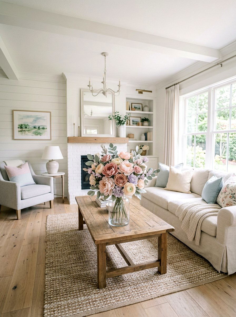 Paper Flower Bouquet - 25 Spring Flower Craft Ideas