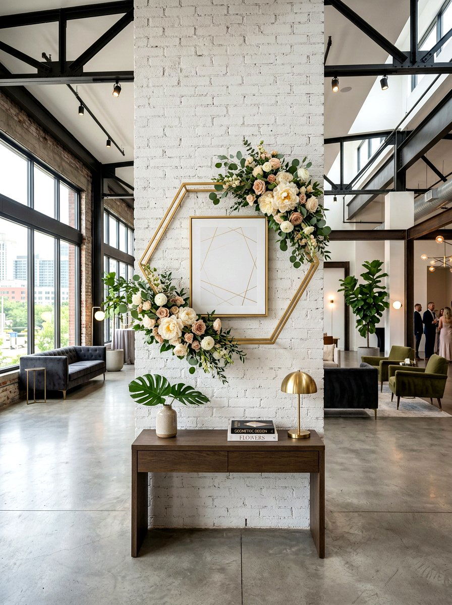 Paper Flower - 25 Spring Wedding Backdrop Ideas