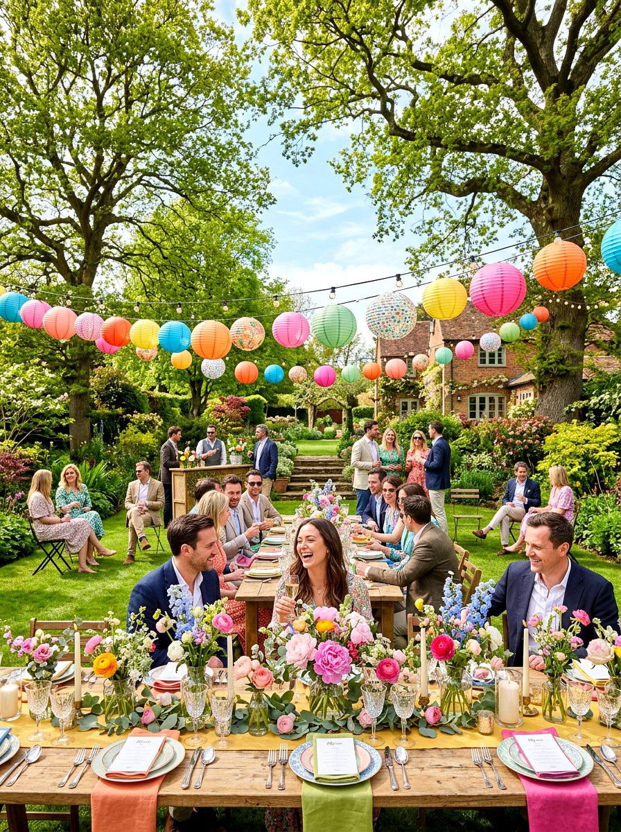 Paper Lanterns Garden Party - 25 Spring Outdoor Lighting Ideas