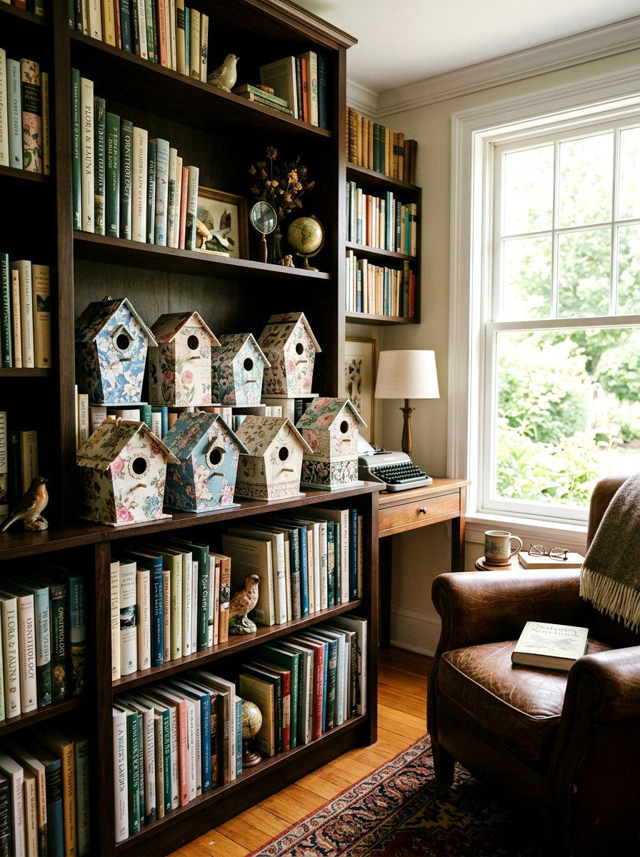 Paper birdhouse decor - 25 Spring Paper Craft Ideas