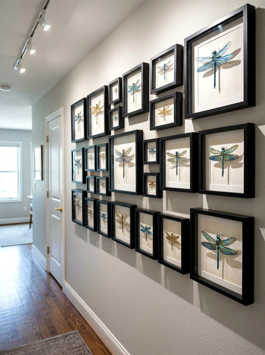 Paper dragonfly wall art - 25 Spring Paper Craft Ideas