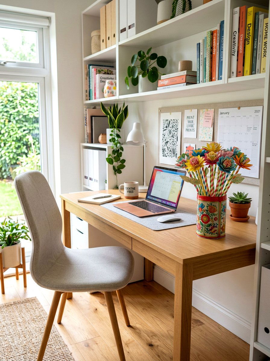 Paper straw flowers - 25 Spring Paper Craft Ideas