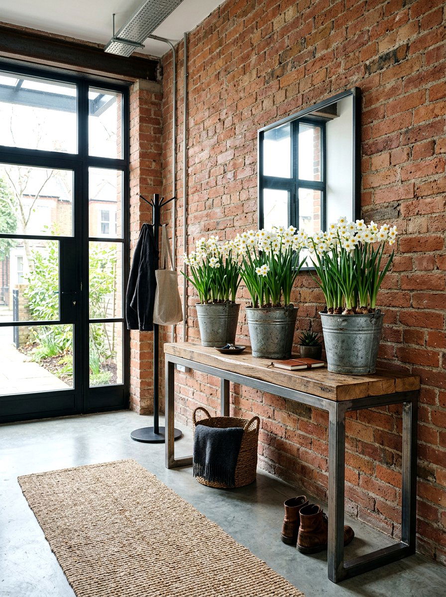 Paperwhites In Galvanized Metal - 25 Spring Paperwhite Ideas