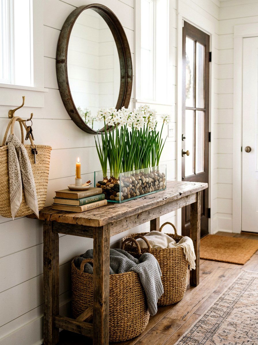 Paperwhites With Pebbles And Stones - 25 Spring Paperwhite Ideas