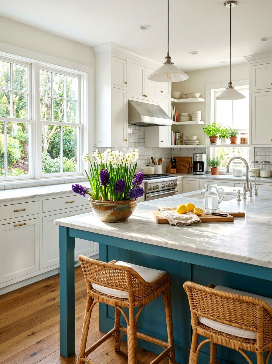 Paperwhites With Purple Hyacinths - 25 Spring Paperwhite Ideas