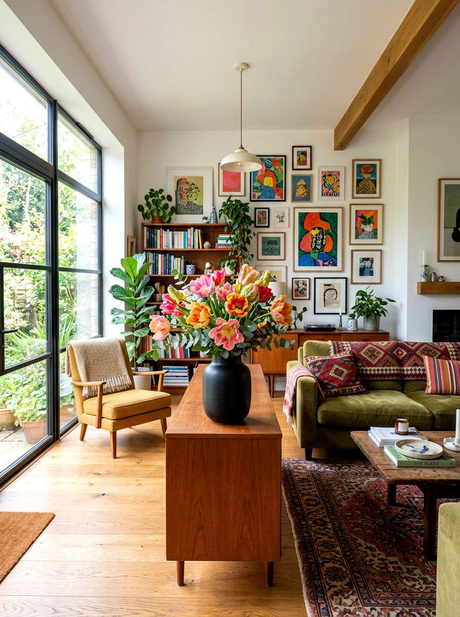 Parrot Tulip Arrangement - 25 Spring Tulip Centerpiece Ideas