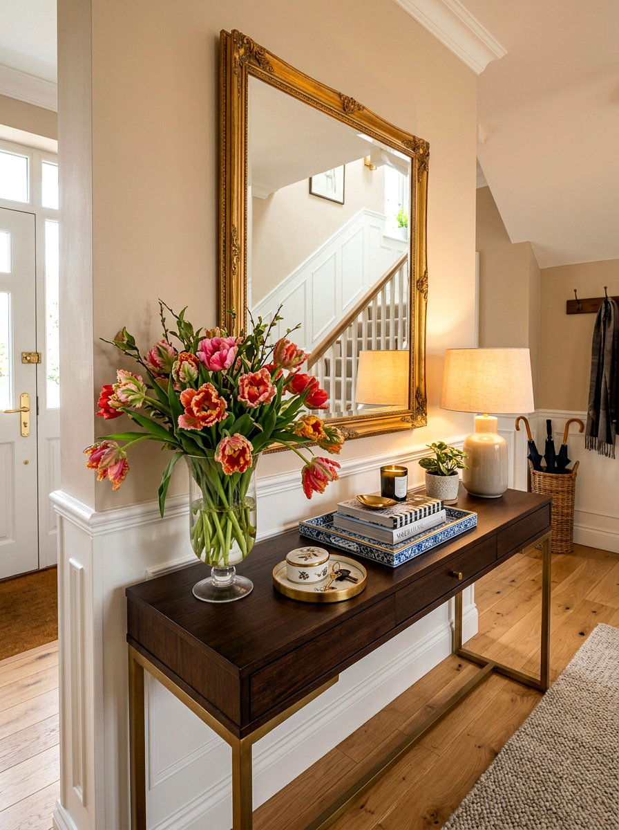 Parrot tulip display - 25 Spring Tulip Arrangement Ideas