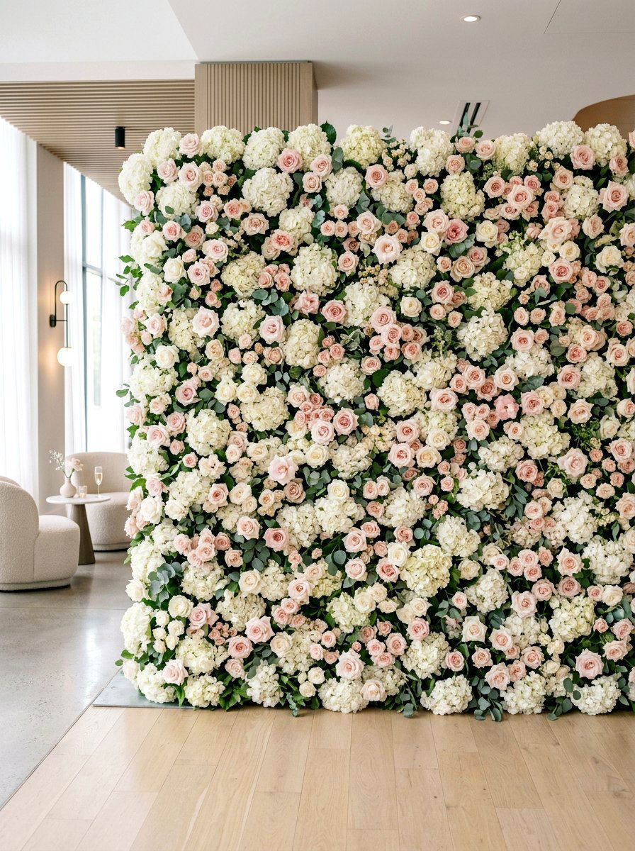 Pastel Balloon Arch - 25 Spring Wedding Photo Backdrop Ideas