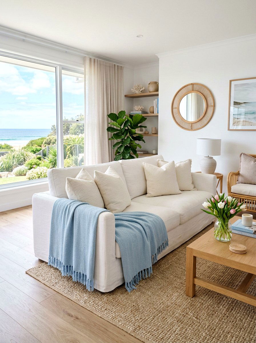 Pastel Blue Cotton Throw - 25 Spring Cotton Throw Ideas