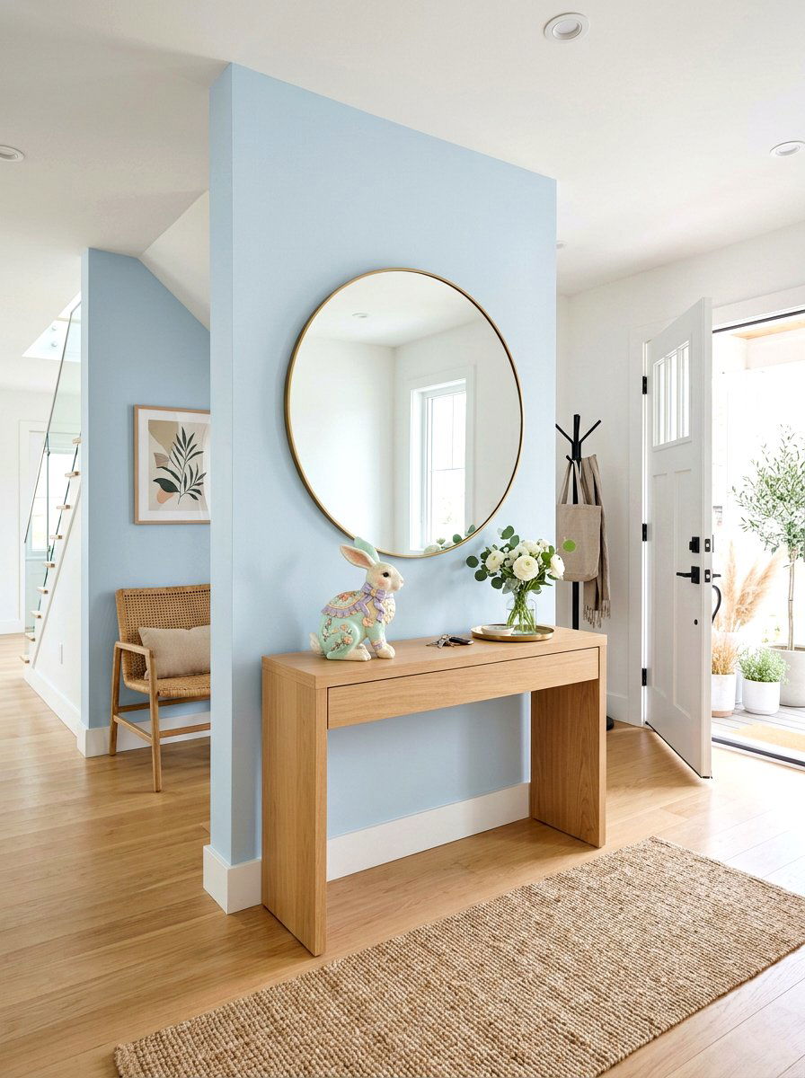 Pastel Bunny Figurine - 25 Spring Ceramic Decor Ideas