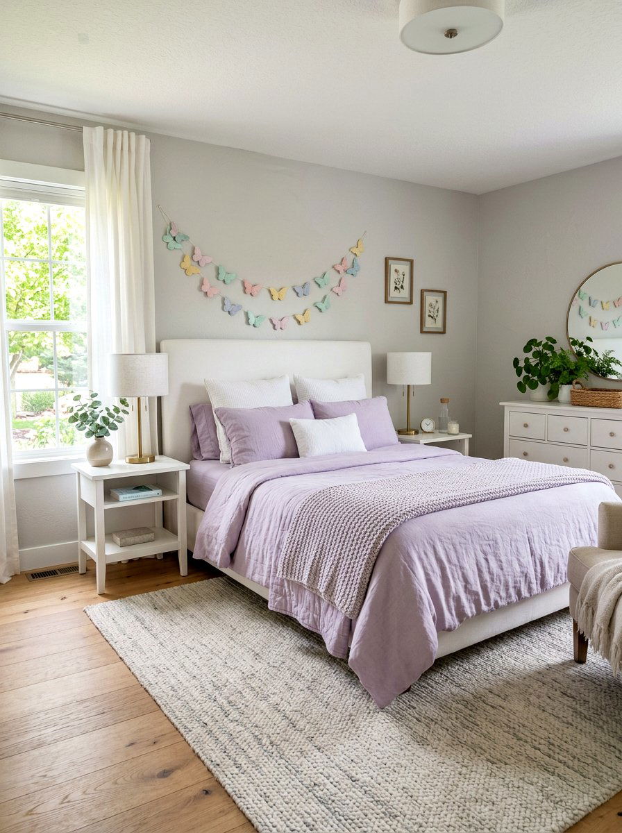 Pastel Butterfly Garland - 25 Spring Butterfly Garland Ideas