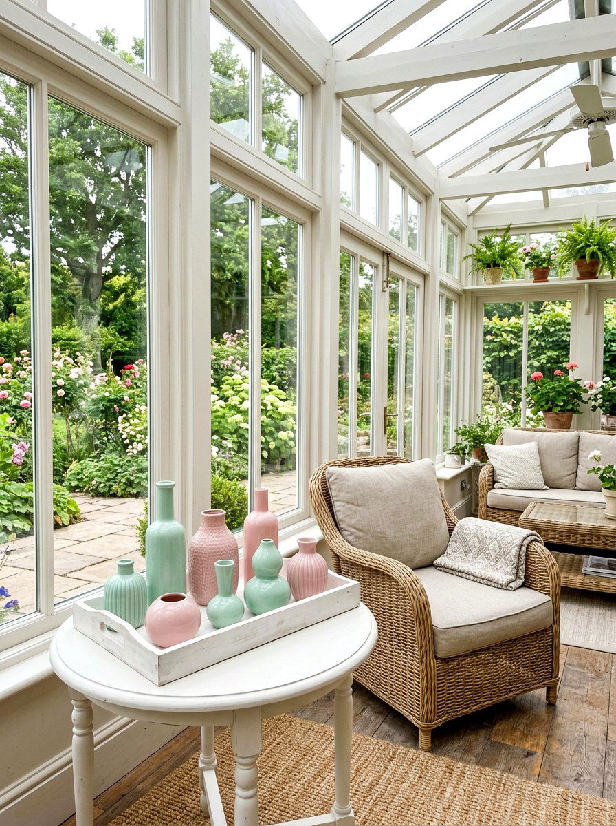 Pastel Ceramic Spring Tray - 25 Spring Decorative Tray Ideas