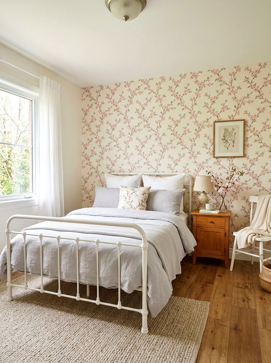 Pastel Cherry Blossom Wallpaper - 25 Spring Botanical Wallpaper Ideas