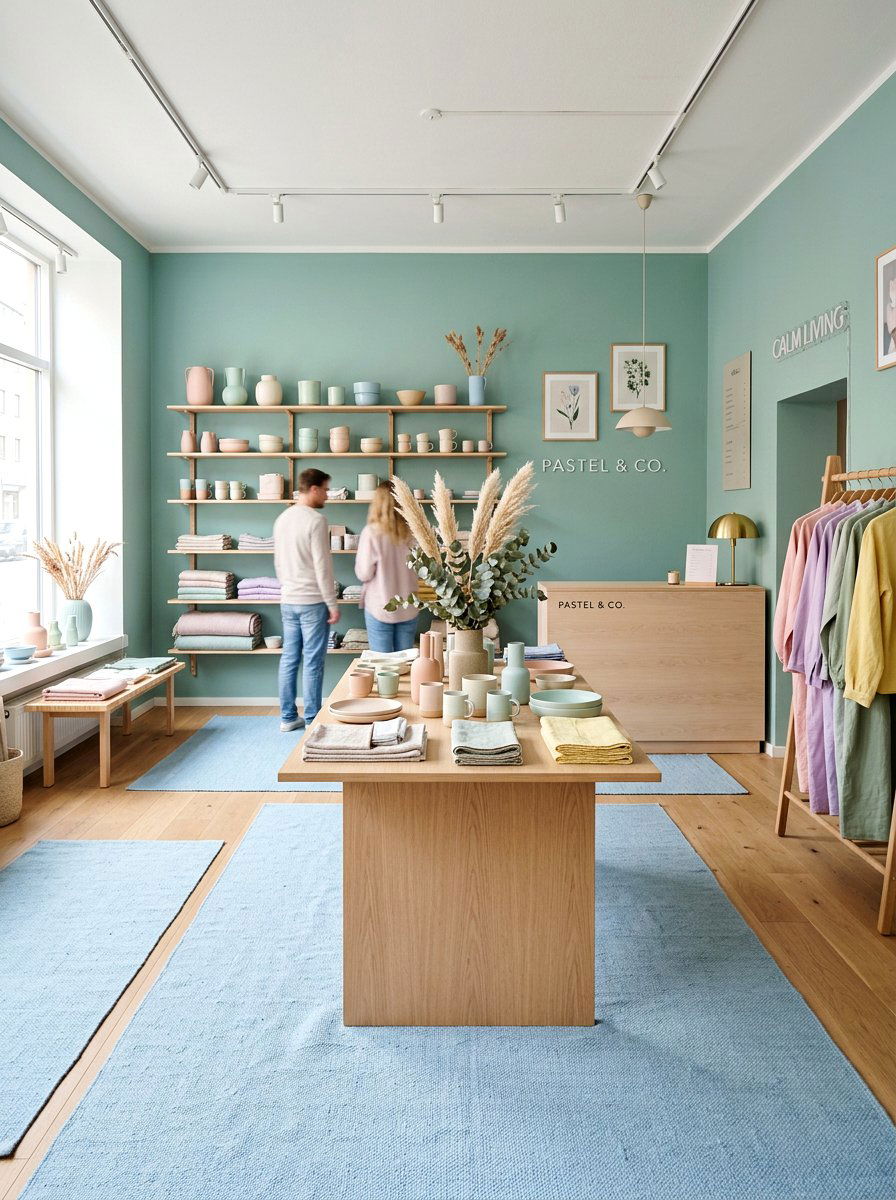 Pastel Color Palette - 25 Spring Retail Display Ideas