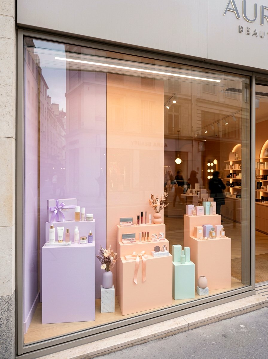 Pastel Color Palette - 25 Spring Shop Window Ideas